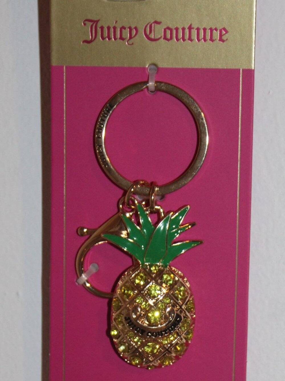 Juicy Couture - Crystal Pineapple Keychain